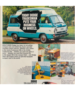 1968 Dodge Tradesman 108 90 Compact Van Advertisement Automobilia DWJJ18 - $548.16 MXN