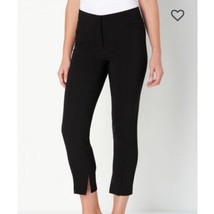 Christopher &amp; Banks Black Pull On Mid Rise Capri Pants New With Tags - £21.18 GBP