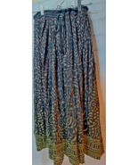 Soft, Brown/Black Maxi Skirt, Made in India M/L - $26.73