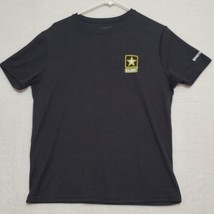 GO ARMY Men&#39;s Shirt Medium Crew Neck Breathable Stretch Black Expert Brand - £10.96 GBP