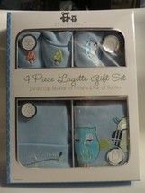 Cribmates Layette Gift Set Infant Baby 0-6 Months Boy 4 Piece Woodland A... - $15.76