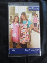 NEW Indygo Junction RING AROUND APRON Child (2 Sizes) &amp; 18&quot; DOLL PATTERN - £6.30 GBP