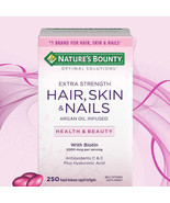 NATURE&#39;S BOUNTY HAIR, SKIN AND NAILS, 250 SOFTGELS - £42.57 GBP