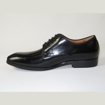 Men's Shoes Steve Madden Soft Leather upper Lace Up Parsens Black image 5