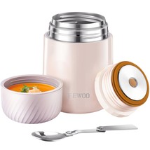 Food Thermos - 20Oz Vacuum Insulated Soup Container, Stainless Steel Lun... - £29.30 GBP