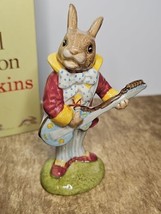 Royal Doulton Mr Bunnybeat Bunnykins Strumming Figurine DB016 Vintage 1984 GJ - £85.12 GBP