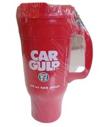 RARE Sealed 7-Eleven Car Gulp Big GuIp Insulated 28 oz Fountain Cup Trav... - $24.70