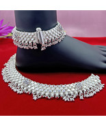 Vintage Design Handmade Solid Silver Anklet, Silver Bride Payal - €674,77 EUR
