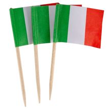 Italian Italy 2.5&quot; Mini Flag Toothpicks (100) - £5.40 GBP+