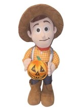 Disney Toy Story 4 Woody with Pumpkin Halloween Porch Greeter 22 inches - £15.28 GBP