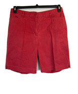 Women's Red Kim Rogers Stretch Short. Size 16. 97% Cotton/ 3% Spandex - $17.82