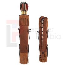 Traditional Leather Hips/Back Archery Quivers for Hunting, Arrow Holder ... - £220.64 GBP