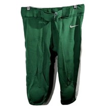 Varsity Offense Football Pants Green Medium High School White Stripe - £27.45 GBP
