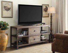 Weathered Oak &amp; Antique Silver TV Stand | Gordon - $322.99