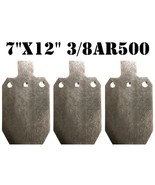 AR500 3/8&quot; IDPA IPSC Steel Shooting Target Gong 7&quot; X 12&quot; Silhouette Stan... - $103.99