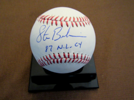 Steve Bedrosian 1987 N.L. Cy Young Phillies Braves Signed Auto Baseball Tristar - £77.43 GBP