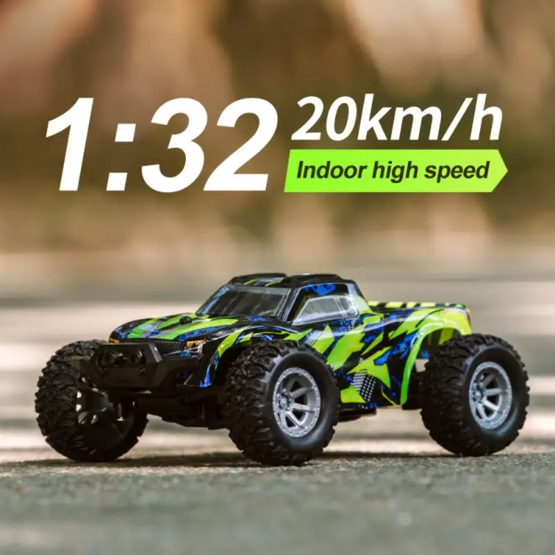1:32 4WD RC Car With Led Lights 2.4G Radio Remote Control Car Buggy Off-Road - £21.61 GBP