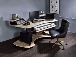 ACME Eleazar Computer Desk Natural Oak - £575.45 GBP