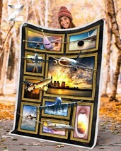 Mainstays 50 In x 60 In Fleece Throw Blanket - Coffee Cups image 14