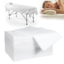 100 Pack 31&quot; x 71&quot; Disposable Non-Woven Massage Table Bed Covers - 2-Ply  - $832.72 MXN