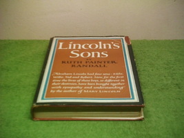 Vintage 1955 Lincoln&#39;s Sons HC Book by Ruth Painter Randall 1st Edition Limited - £23.70 GBP