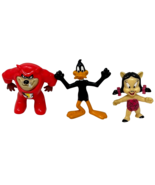 Vintage 90&#39;s Looney Tunes Mini Action Figures Daffy Duck Petunia Pig &amp; TAZ - $11.99