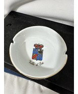 Vintage 5-Star Luxury Villa d&#39;Este Hotel Italy Gold Tone Trim Ashtray So... - $27.12