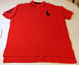 Polo Ralph Lauren Mens shirt XL 069004 Target Red Big Pony #3 MCClassics... - £44.36 GBP