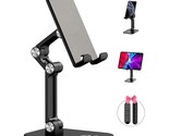 Cell Phone Stand + 2 Pcs Cable Organizer, Angle Height Adjustable Iphone... - $40.99