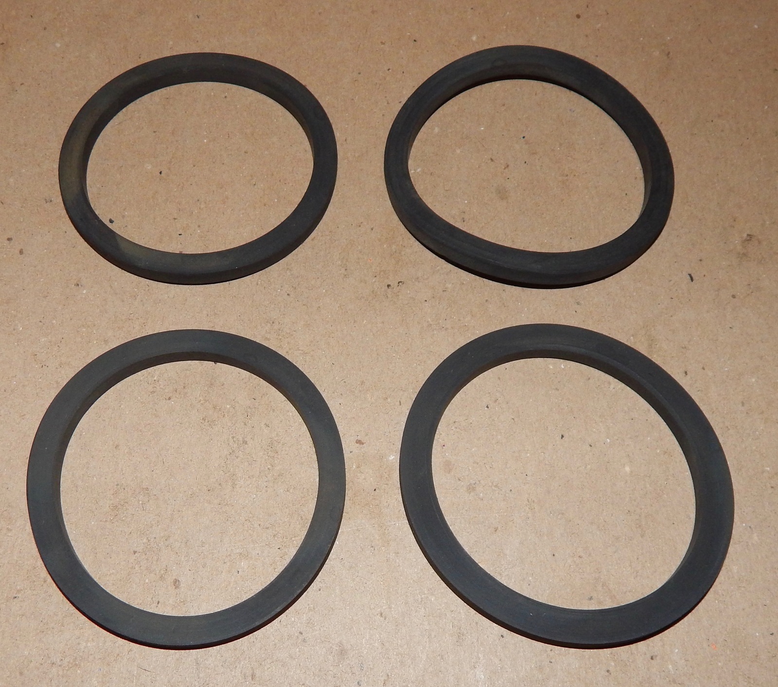 Camlock Kamlok Gasket Seals 3&quot; OD x 2  7/16&quot; ID x 3/16&quot; 4ea Rubber Washe... - $7.49