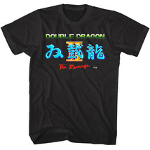 Double Dragon 2 Revenge Start Screen Men&#39;s T Shirt 8Bit Pixel Nintendo Shadow - £22.33 GBP+