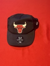 NBA Chicago Bulls Ultra Game Strapback Cap Hat New Black with logo OSFM - £14.70 GBP