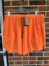 Men’s Nike 7” 2 in 1 Lined Orange Running Shorts - Size XXL - NWT - £35.20 GBP