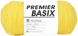 Premier Yarns Basix Yarn-Lemon - £12.52 GBP