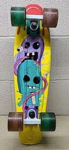 Kryptonics 1965 Torpedo Penny Board Skateboard 22&quot; Yellow green Blue - $838.63 MXN