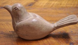 Vintage Mid Century Modern Tropical Hardwood Teak Wood Carved Bird - £47.89 GBP
