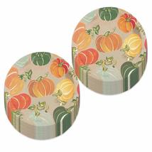 Colorful Fall Pumpkins Round Paper Dinner Plates (Serves 16) - £10.58 GBP