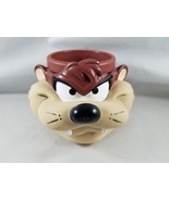Tasmanian Devil 3D Face Head Shaped Mug Cup Vintage 1993 Warner Bros Pla... - £10.39 GBP