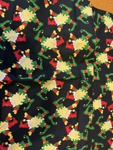 Holiday Helpers Elves by Karen Montgomery Timeless Treasures Fabrics 2 Yards 44&quot; - £19.51 GBP