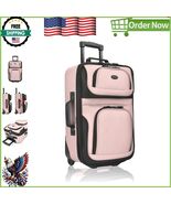 Fashionable 20-Inch Pink Lightweight Rolling Luggage, Perfect for Modern... - €99,56 EUR