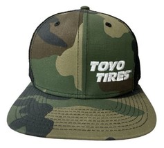 Toyo Tires Camouflage Hat 9Fifty New Era Mesh SnapBack Hat - £14.73 GBP