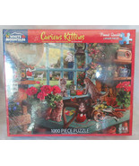 White Mountain 1000 Piece Puzzle CURIOUS KITTENS larger pieces by Steven... - £31.73 GBP
