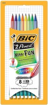 Bic #2 Pencil X-tra Fun Stripes 8-Pack - $6.85