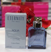 Eternity Aqua by Calvin Klen for Men 3.4 fl.oz / 100 ml eau de toilette spray - £39.31 GBP