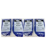 4 PAIR Non Skid Pillow Paws Slipper Socks 3X-L Bariatric Royal Blue Sing... - $16.56