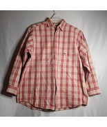 Carhartt Shirt Mens 52&quot; Chest Red Plaid Button Long Sleeve Outdoor Workwear - $444.41 MXN