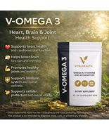VITAL HEALTH V-OMEGA 3 Vitamins 90 Capsules Free Shipping - $39.79