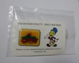 Disney Castaway Cay Cruise Line Pin w/Jiminy Cricket - $7.99