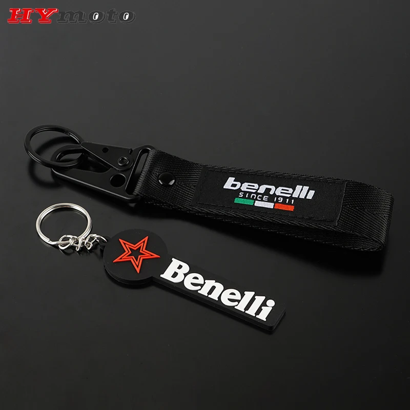 Newest Motorcycle Accessories Embroidery Keychain KeyRing  Benelli 502c TRK 502  - £102.64 GBP