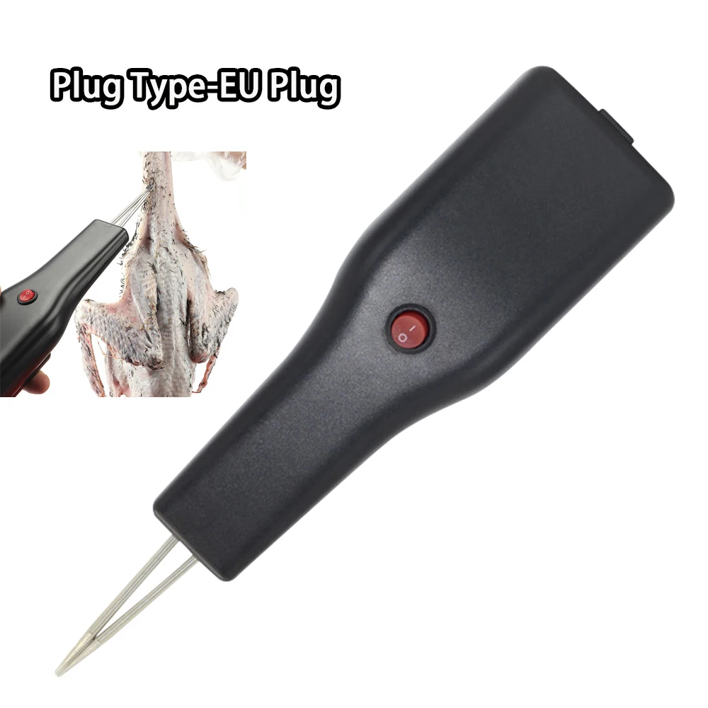 Handheld Electric Poultry Feather Plucker Portable Automatic Short Hair Pluc Too - £66.08 GBP